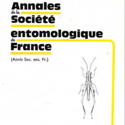 Collectif Annales de la société entomologique de France Janvier-Mars 1981