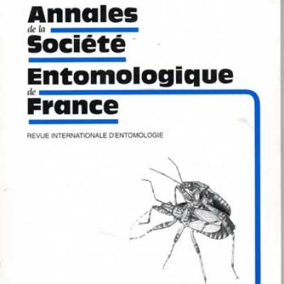 Collectif Annales de la société entomologique de France Septembre 1997
