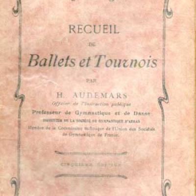 Audemars H. Recueil des Ballets et Tournois VENDU