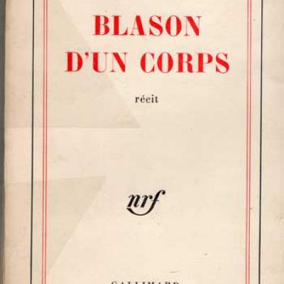 Blason d'un corps par Etiemble. Envoi d'Etiemble à Jean Guéhenno