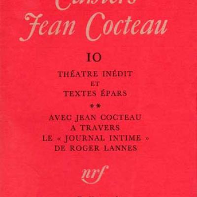 Jean Cocteau Cahiers Jean Cocteau Numéro 10