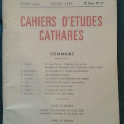 Cahiersdetudescathares