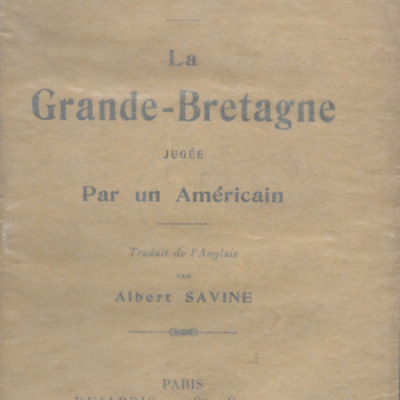 Carnegie Andrew La Grande-Bretagne jugée par un Américain Réservé