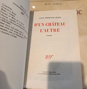 Celine L.F. D'un château l'autre 2