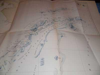 Cartes de la  Deuxième expédition antarctique Charcot