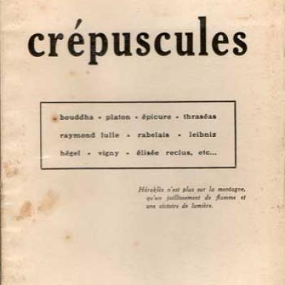 Crépuscules par Han Ryner