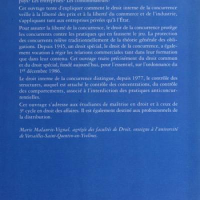 Droit interne de la concurrence