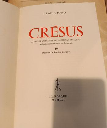 Giono Jean Crésus 1