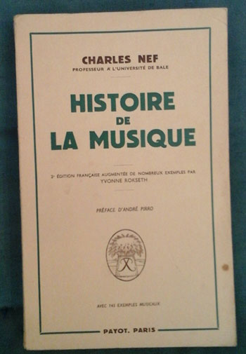 Histoiredelamusiquenef