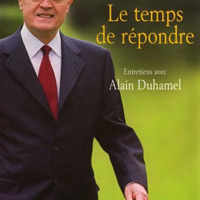 Le temps de répondre par Lionel Jospin - Entretiens avec Alain Duhamel