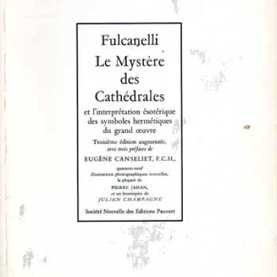 Fulcanelli Le Mystère des Cathédrales VENDU