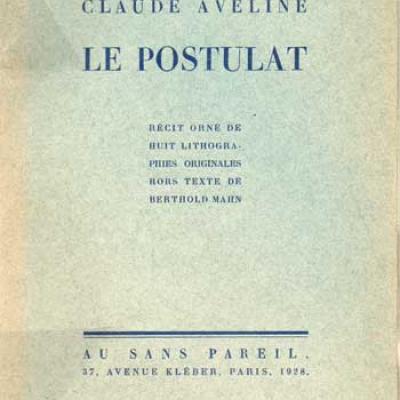 Le postulat par Claude Aveline