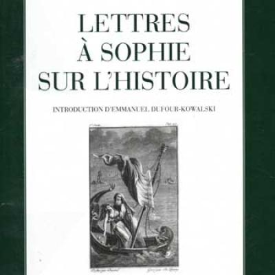 Fabre d'Olivet Antoine Lettres à Sophie sur l'histoire VENDU