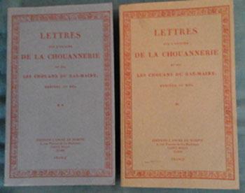 Duchemin Descepeaux Lettres sur l'origine de la chouannerie