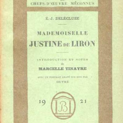 Mademoiselle Justine de Liron par E.J.Delécluze