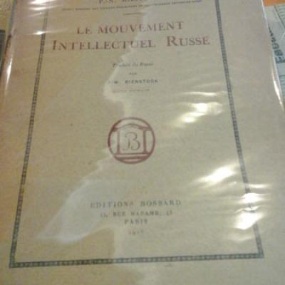 Milioukov P.N. Le mouvement intellectuel russe