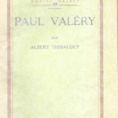 Thibaudet Albert Paul Valéry