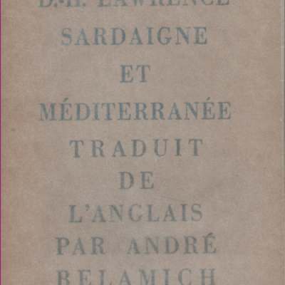 Lawrence D.H. Sardaigne et Méditerranée Réservé
