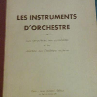Marescotti A.F. Les instruments d'orchestre VENDU