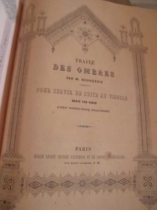 Vignole et Bourgeois Quatre traités d'architecture